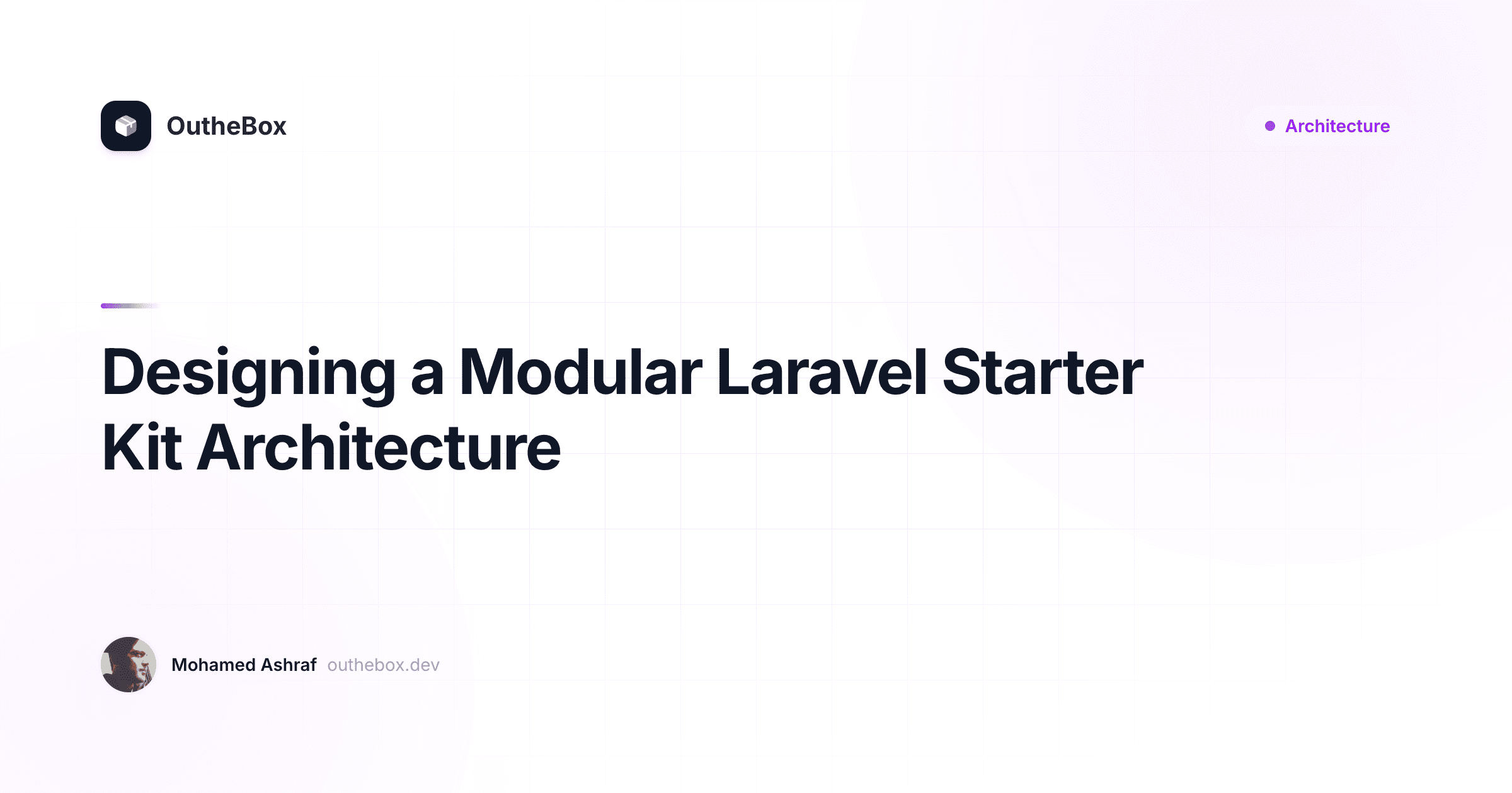 Designing a Modular Laravel Starter Kit Architecture - OutheBox